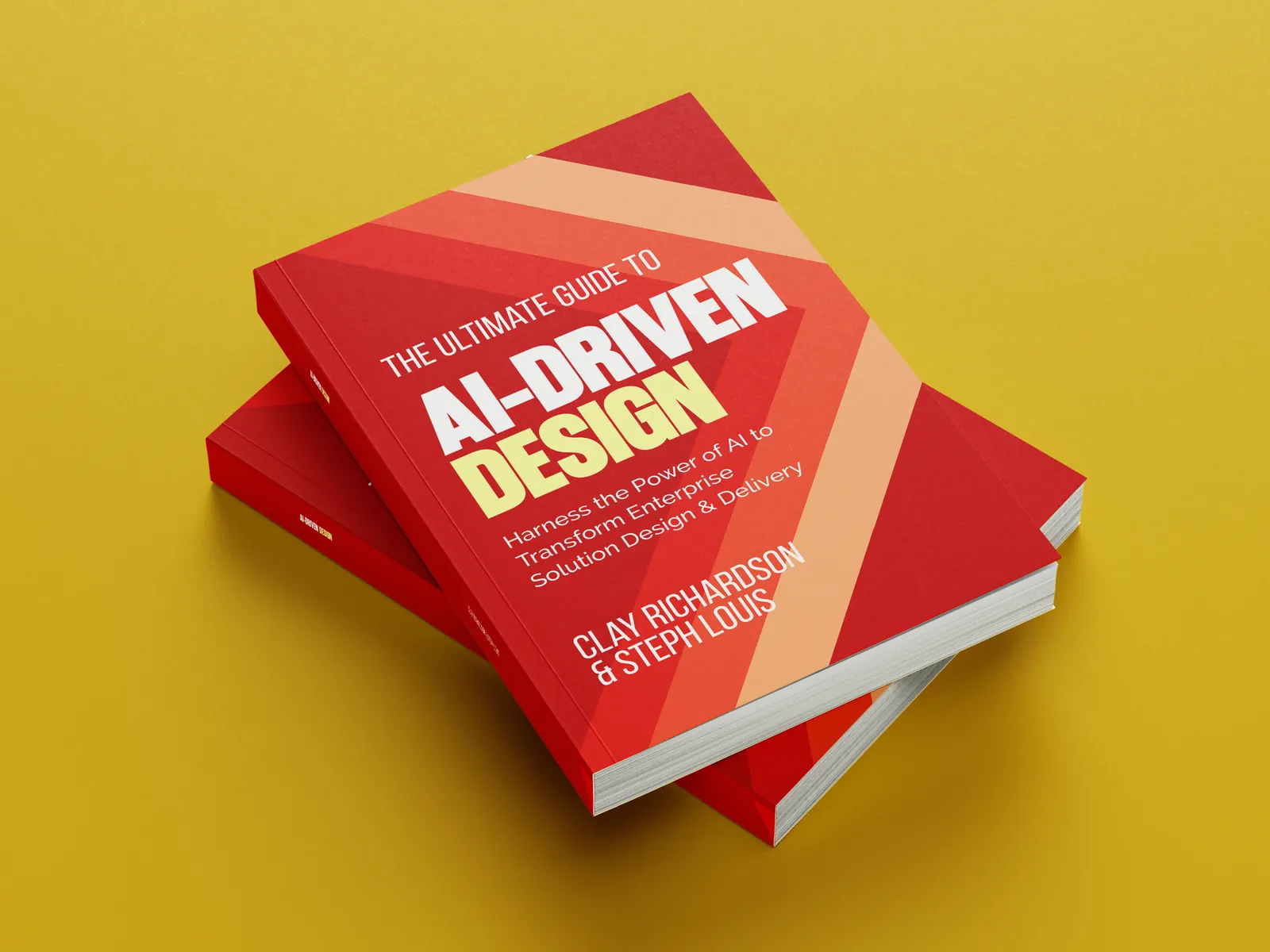 Two copies of The Ultimate Guide to AI-Driven Design, stacked